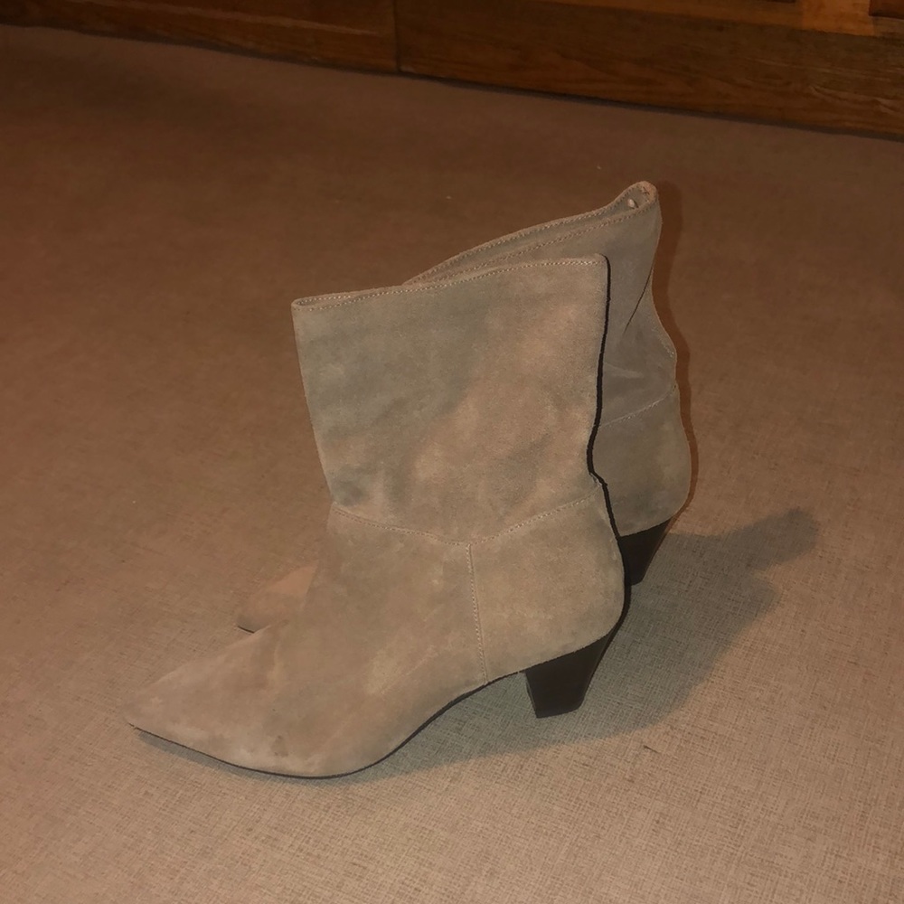 Zara suede booties